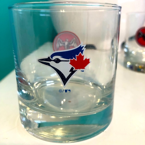 Toronto Blue Jays and Bacardi glasses - Picture 1 of 2